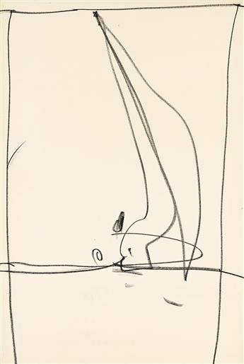 GORDON NEWTON (1948 - 2019, AMERICAN) Four untitled drawings.